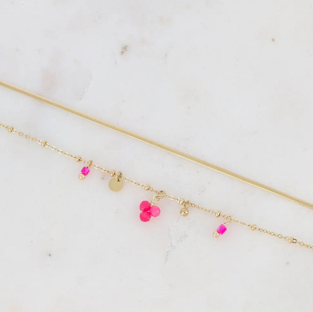 Bracelet SARA - Agathe Fuchsia