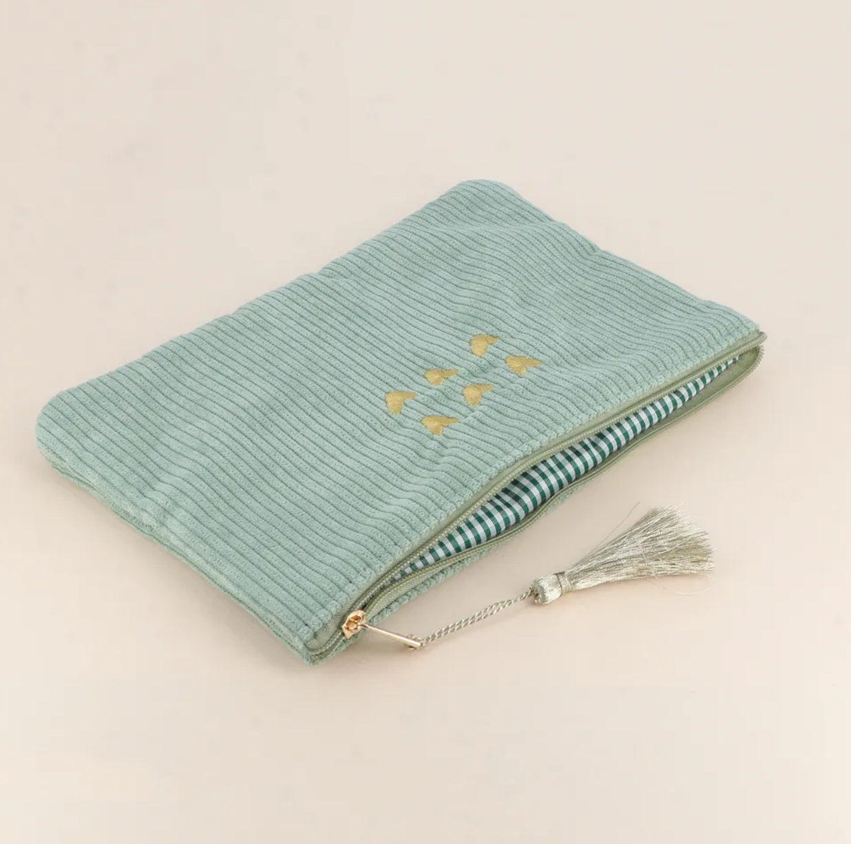 Pochette 6 CŒURS - Vert d’eau