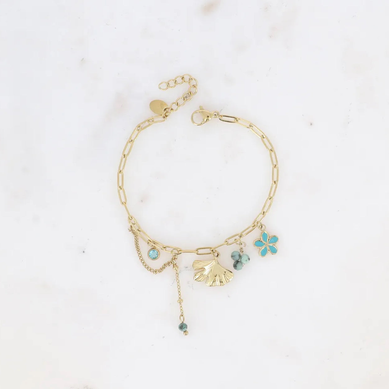 Bracelet SUZANNE - Turquoise africaine