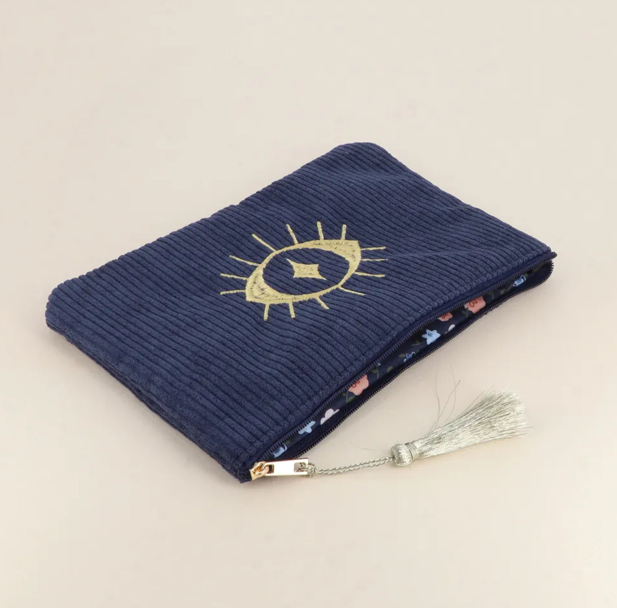 Pochette ŒIL - Bleu Marine