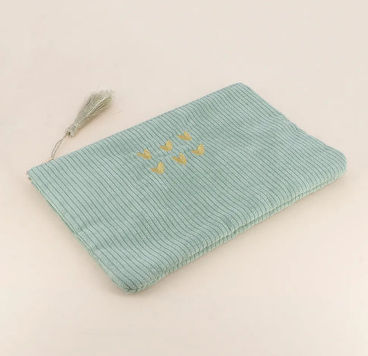 Pochette 6 CŒURS - Vert d’eau